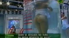 Latina Model Rosiane Pinheiro Huge Butt Swimsuit Thong Upskirt ! Part 2