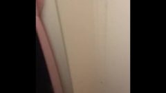 Pissing On Clothes In Changing Room And Wiping Pussy With Clothes