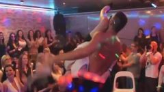 Slutty Teens Blow And Bang Strippers At CFNM Party