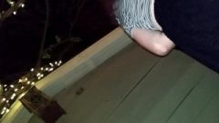 Public Upskirt With No Undies At Outdoor Club And I Caught Him! XX Kiitty