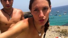 Public Sex On A Nudist Beach – Amateur Couple MySweetApple In Lanzarote