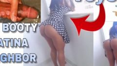 Oboh Ejaculates To: Huge Booty Latina Neighbor Upskirt Public Leaning On Balcony