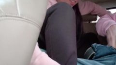 Dry Humping In The Back Of His Car Leads To Suggestive Public Fuck