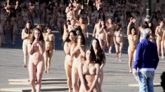 Colombian Art Naked Women Group At Bogota
