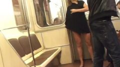 Naked Slut In The Moscow Subway