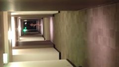 Female Runs Naked Through Hotel Hallway For A Dare