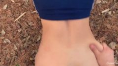 Sperm In My Yoga Pants And I Pull Them Back Up. Public Park Fuck.