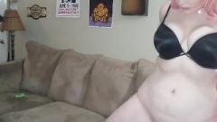 Grinding On Couch With Dildo Until I Spurt In My Panties